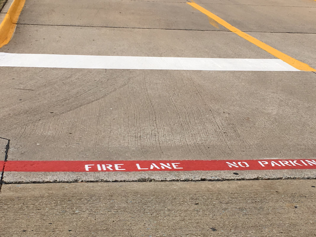 Fire Lane Compliance Striping Atlanta